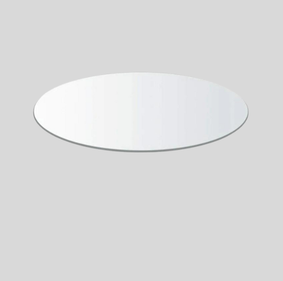 Glas til rund halogenspot – klar diameter 48 mm