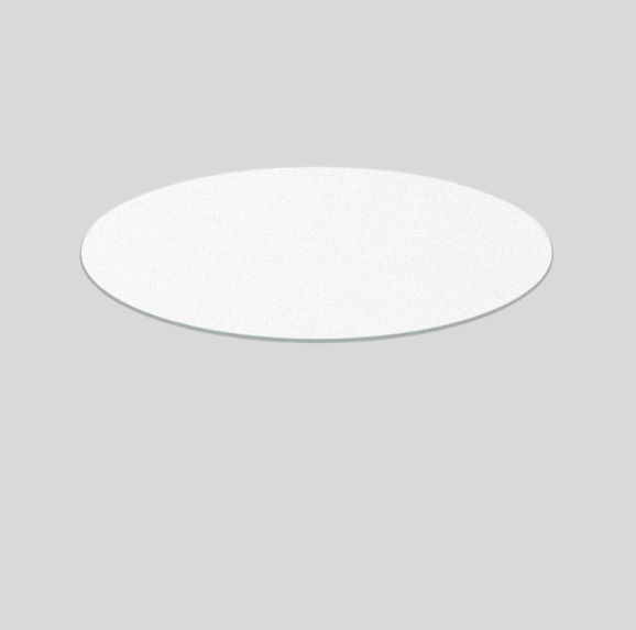 Glas til rund halogenspot – mat diameter 48 mm