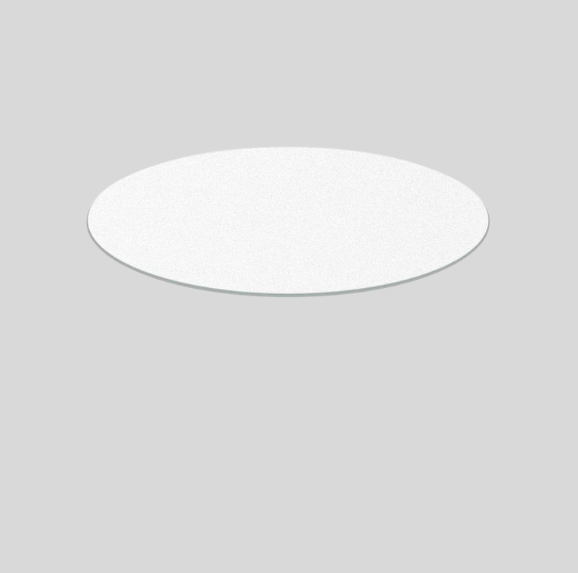 Glas til rund halogenspot – mat diameter 44 mm